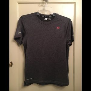 Boys Russell Athletic New Charcoal Shirt L 10/12